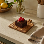 Cargar imagen en el visor de la Galería, Textured wood board used to serve dessert