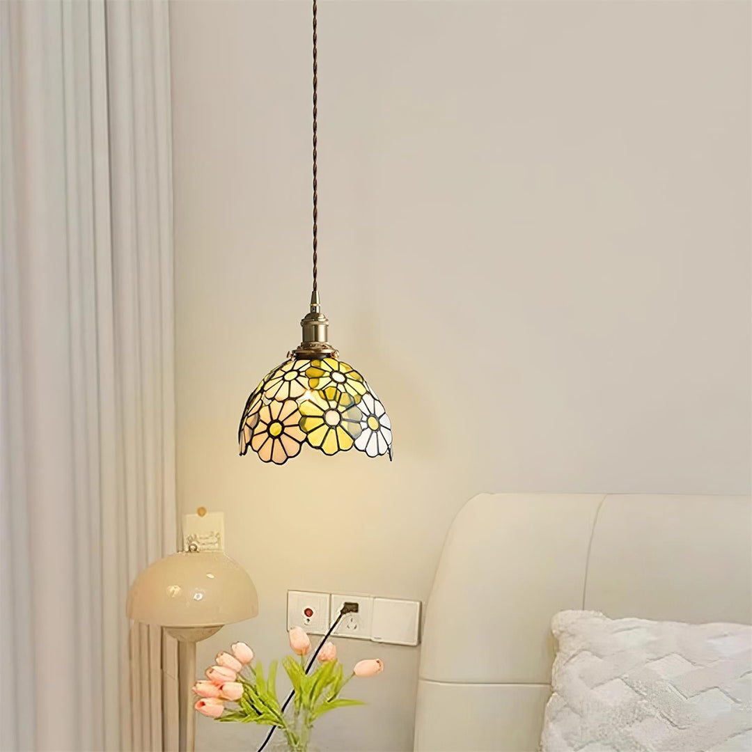 Lampe Suspendue Florale à Fiche Suka