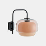 Cargar imagen en el visor de la Galería, Aplique de pared Clinco con forma de globo de cristal contemporáneo: diseño moderno, iluminación versátil para salón, dormitorio y pasillo.
