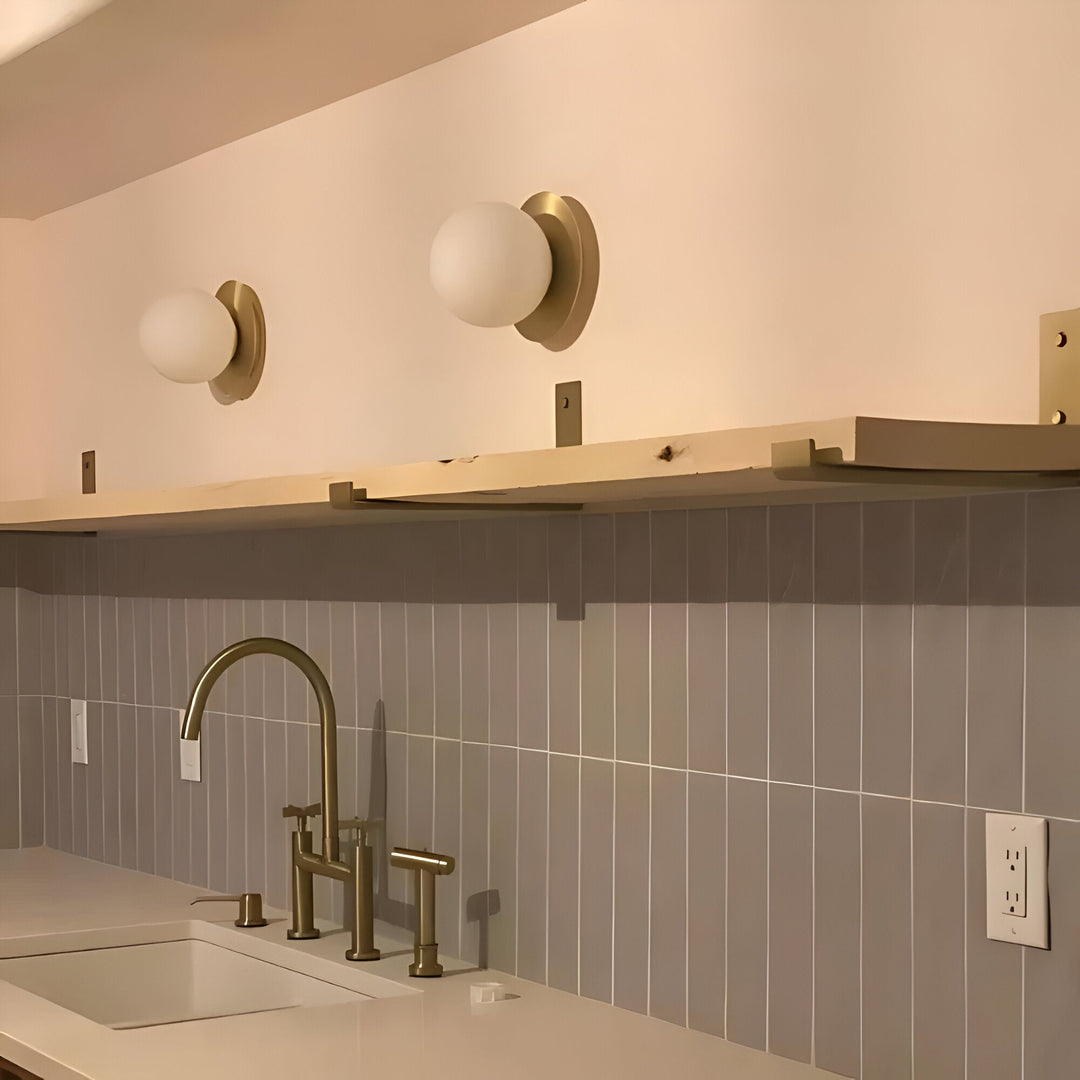 Lámpara de Pared de Vidrio Moderna Brilliant Dawn