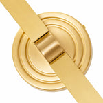 Load image into Gallery viewer, Brass wall lamp backplate detail