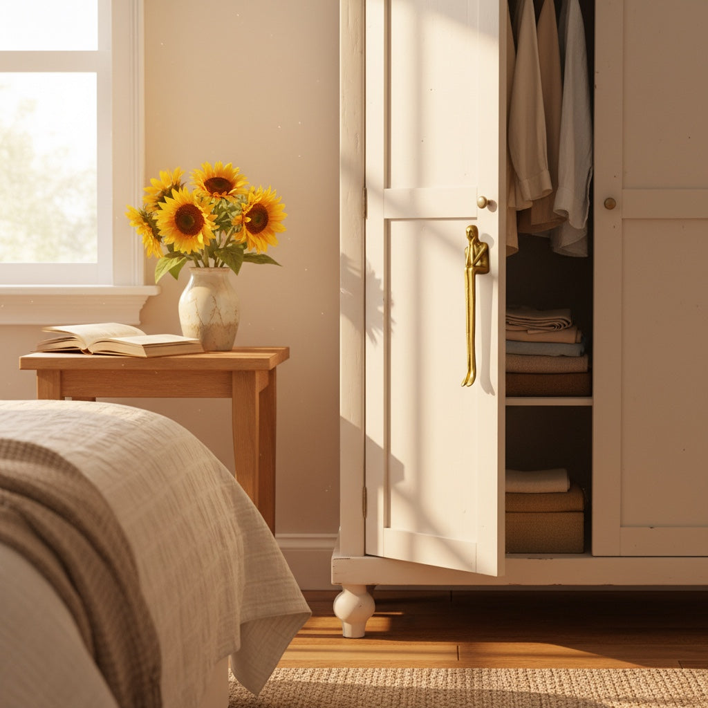 Verlitho Statement Schrankgriff - Galerie-inspirierte Beschläge für Wohnkultur