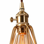 Bild in Gallery-Viewer laden, Vintage Brass Cage Pendant Light