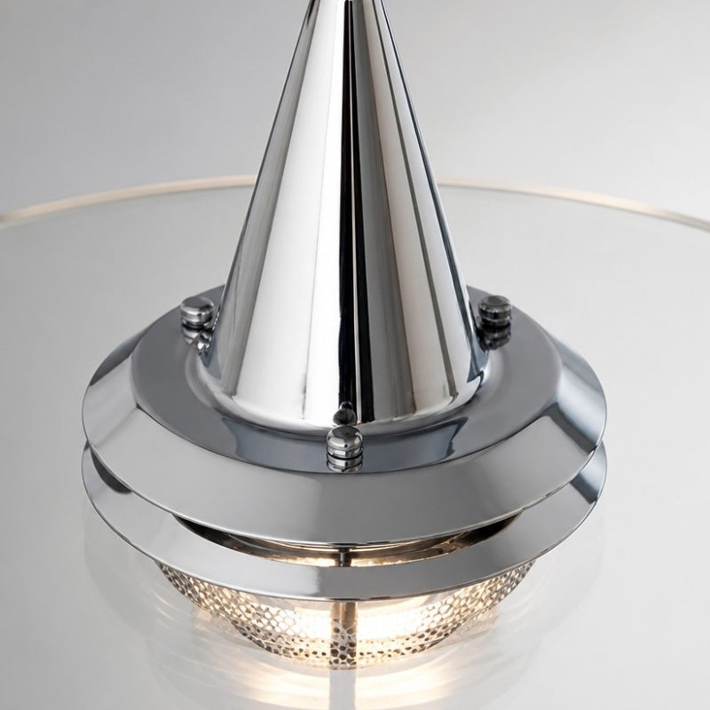 Moxellan Vintage Pendant Light – Modern UFO Pendant Lamp for Dining Room, Studio and Bar