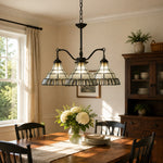 Bild in Gallery-Viewer laden, Vintage Stained Glass Pendant Light 4