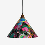 Load image into Gallery viewer, Liberty-Style Floral Fabric Pendant Light