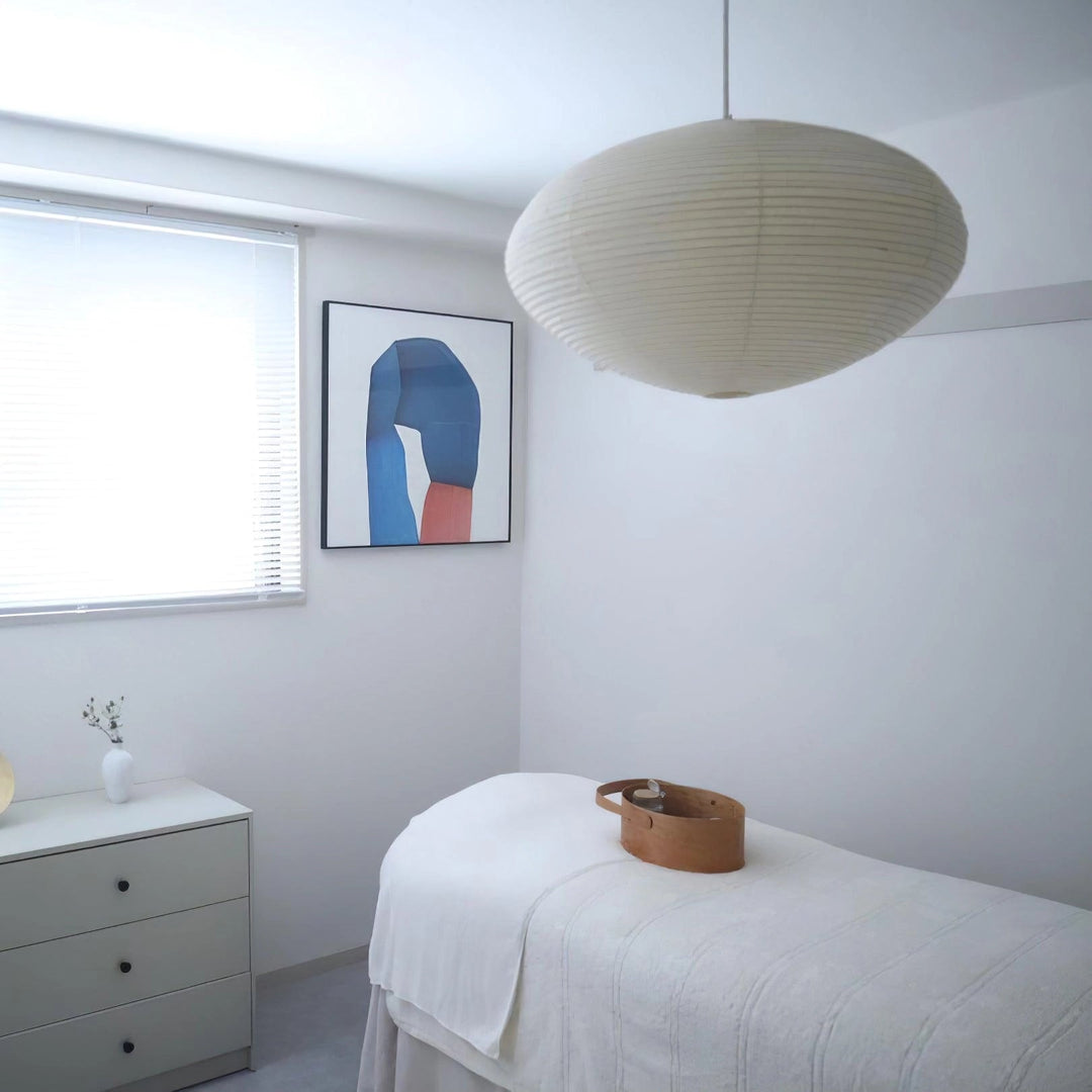 Mulberry Paper Plug-In Pendant Light