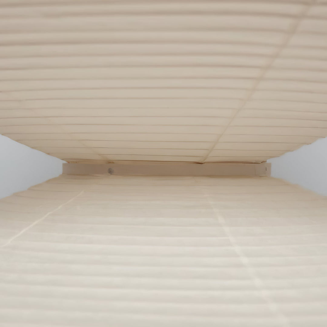 White Handcrafted Mulberry Paper Swag Light