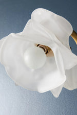 Load image into Gallery viewer, Revalis Glass Flower Vanity Sconce – Modern Floral Wall Light
