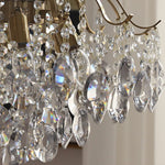 Load image into Gallery viewer, Vintage Sumptuous Teardrop Crystal Chandelier
