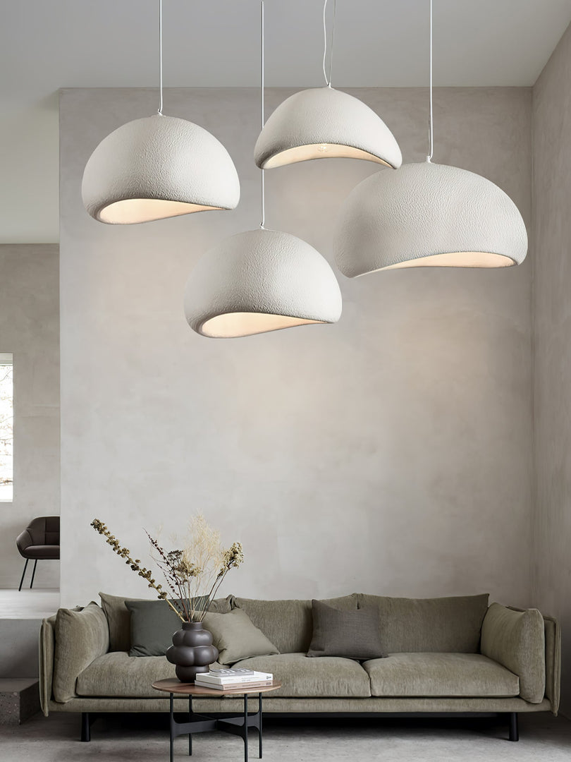 Sculptural Polystyrene Plug-In Pendant Light