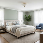 Bild in Gallery-Viewer laden, Mivie Schlanke Aufbaulampe – Vintage geripptes Glas und Champagnerbronze für moderne Wohnzimmer