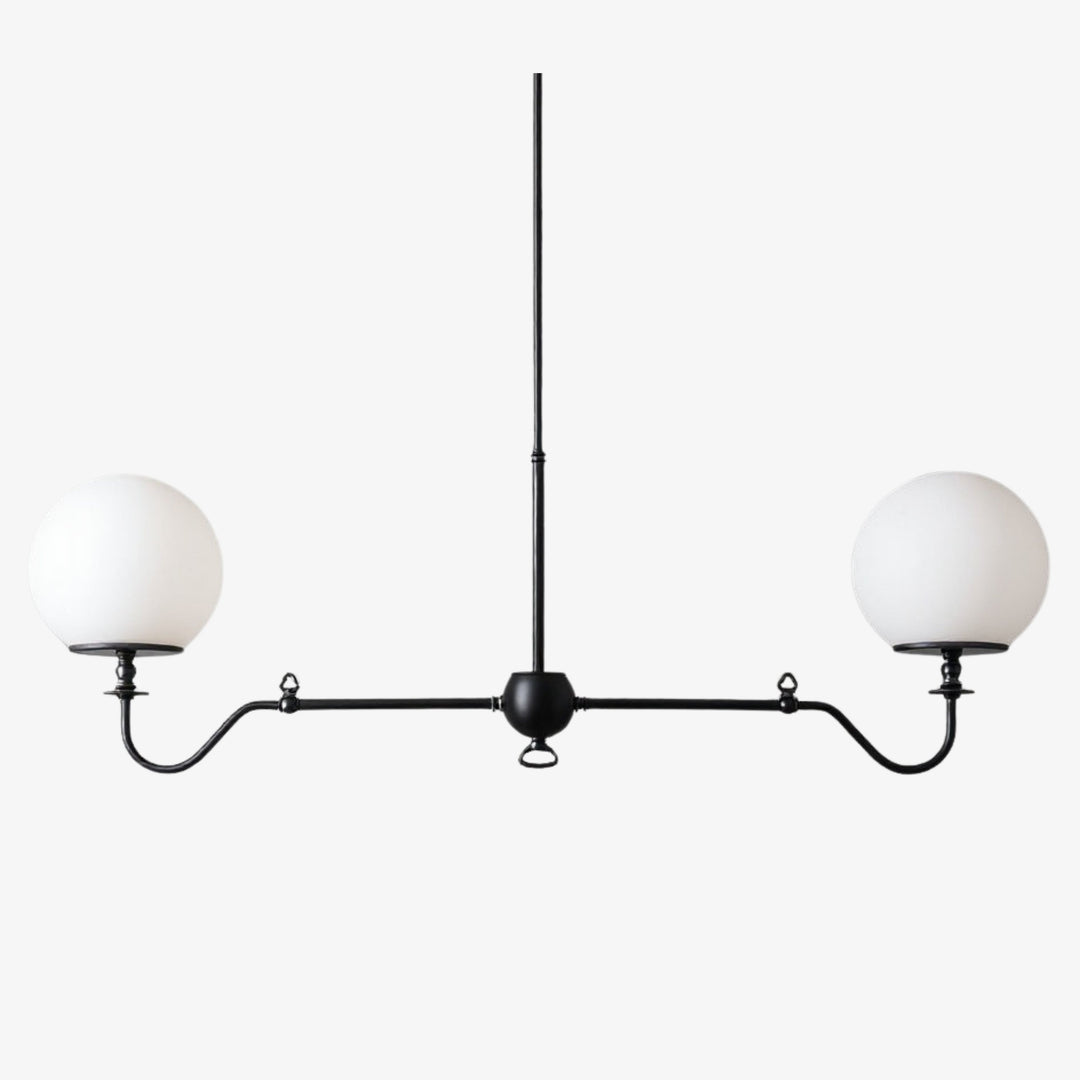 Glorica Glass Brass Chandelier Lighting - Contemporary Glass Multi-Light Hanging Fixture