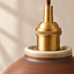 Load image into Gallery viewer, Hand-Painted Ceramic Plug-In Swag Pendant