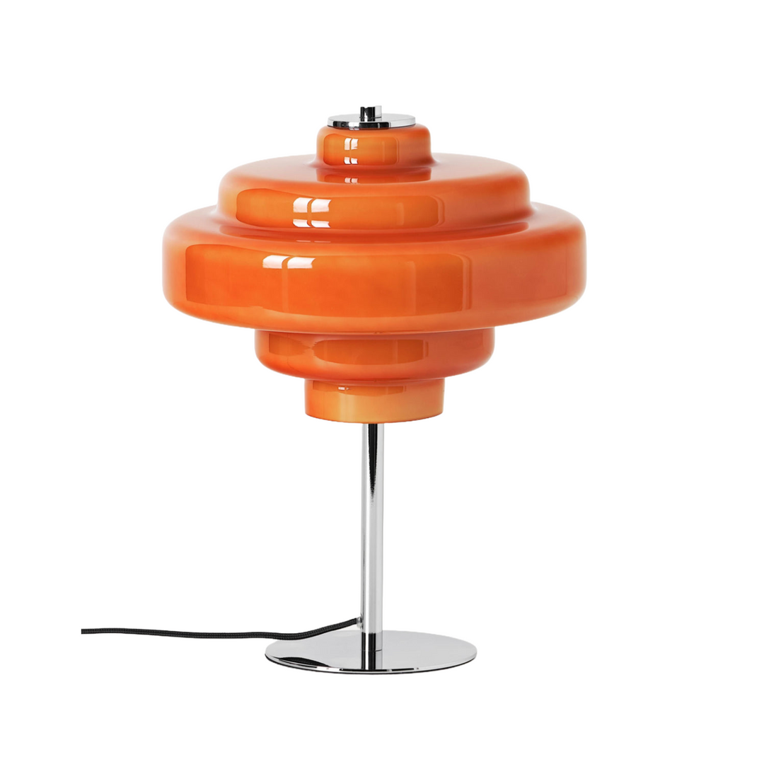 Koloro Minimalist Curved Glass Table Lamp – Contemporary Home Décor Light Fixture