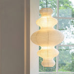 Load image into Gallery viewer, Stacked Mulberry Paper Swag Pendant