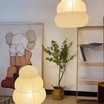 Bild in Gallery-Viewer laden, Beige Mulberry Paper Swag Pendant Light