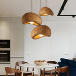 Load image into Gallery viewer, Wabi-Sabi Coffee Cloud Japandi Resin Pendant Light