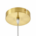 Charger l'image dans la visionneuse de galerie, Brass canopy and cord detail