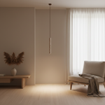 Load image into Gallery viewer, Marbled Travertine Cylinder Modern Pendant Light