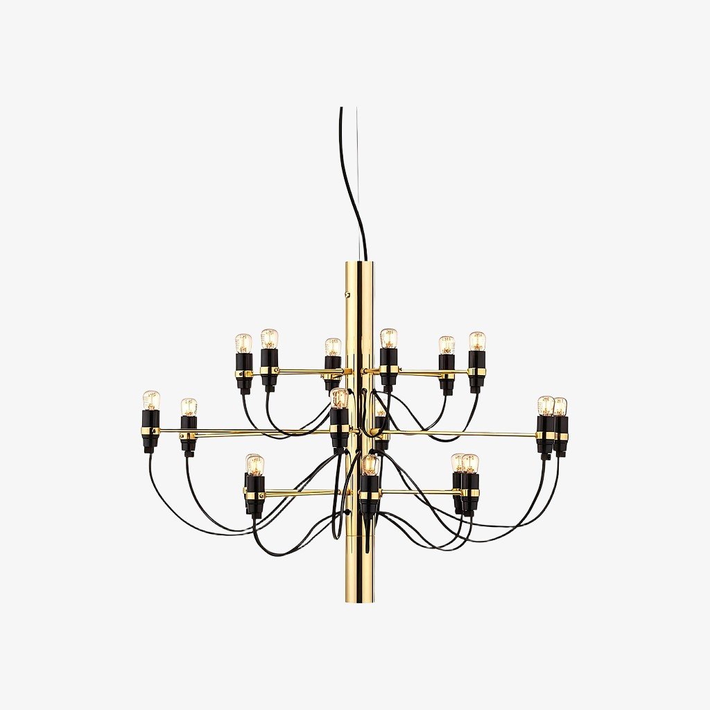 Tendrila Zeitgenössischer Mehrfachleuchter – Industrieinspirierte Metallaufhängung für Aufenthaltsräume N01