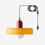 Charger l'image dans la visionneuse de galerie, Bauhaus Colorful Glass Plug-In Pendant Light