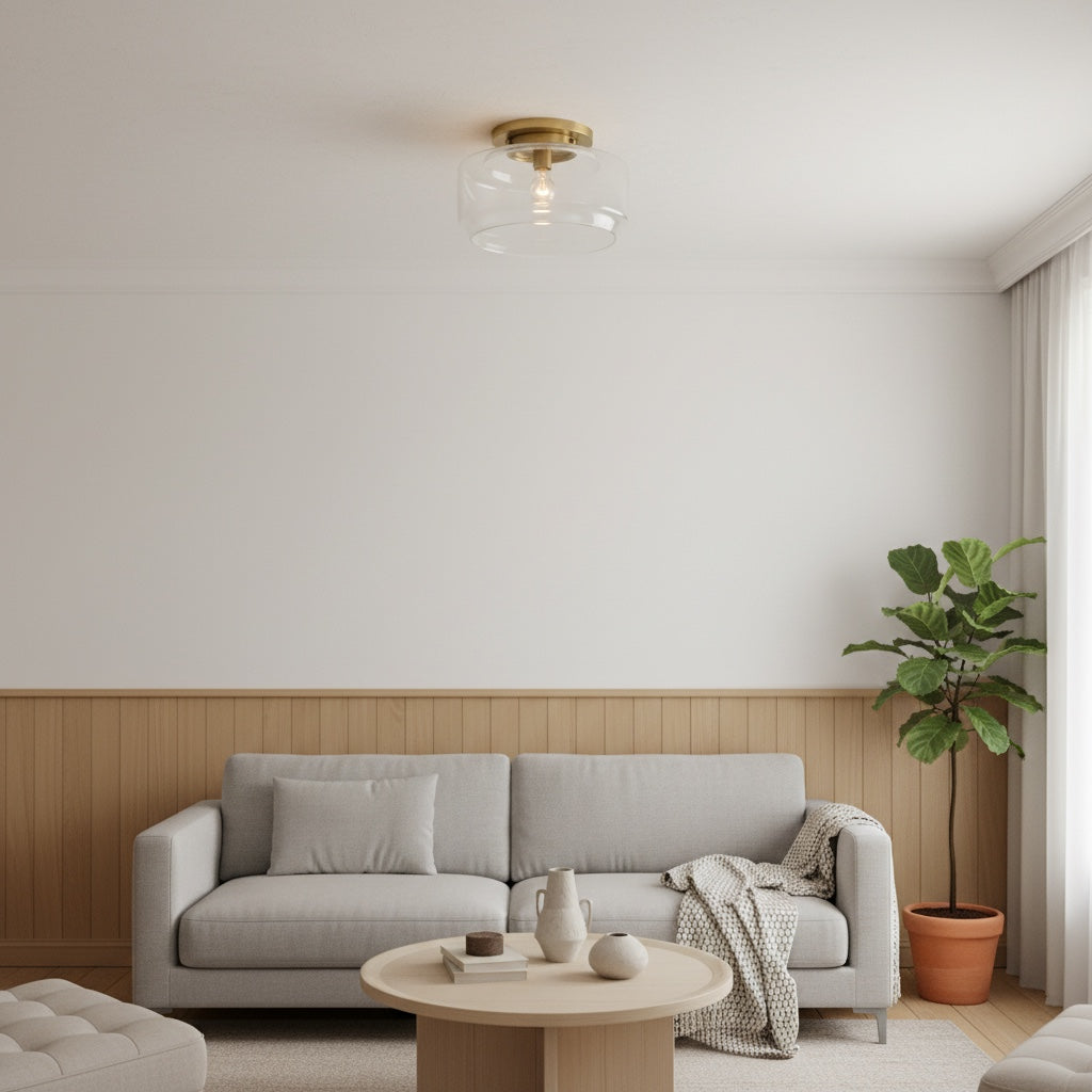 Lámpara de Techo Empotrada Estilo Elegante Ulavione con Forma Clásica para Espacios Interiores