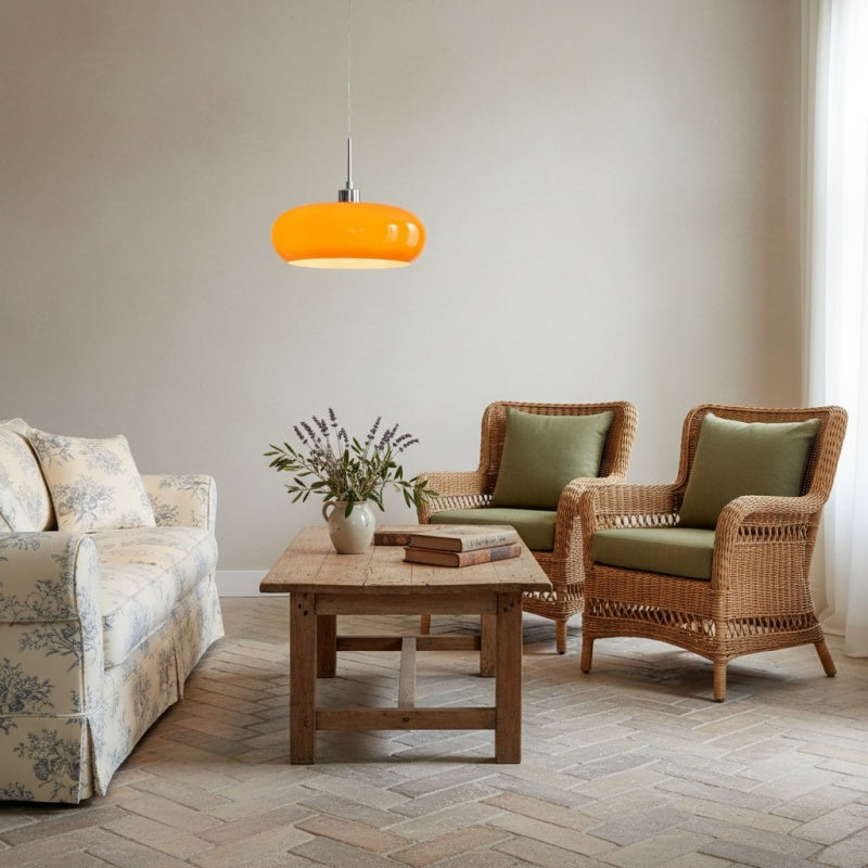 Lámpara Colgante Estilo Retro Potivus Glow – Luz Colgante Escultural para Salas N36