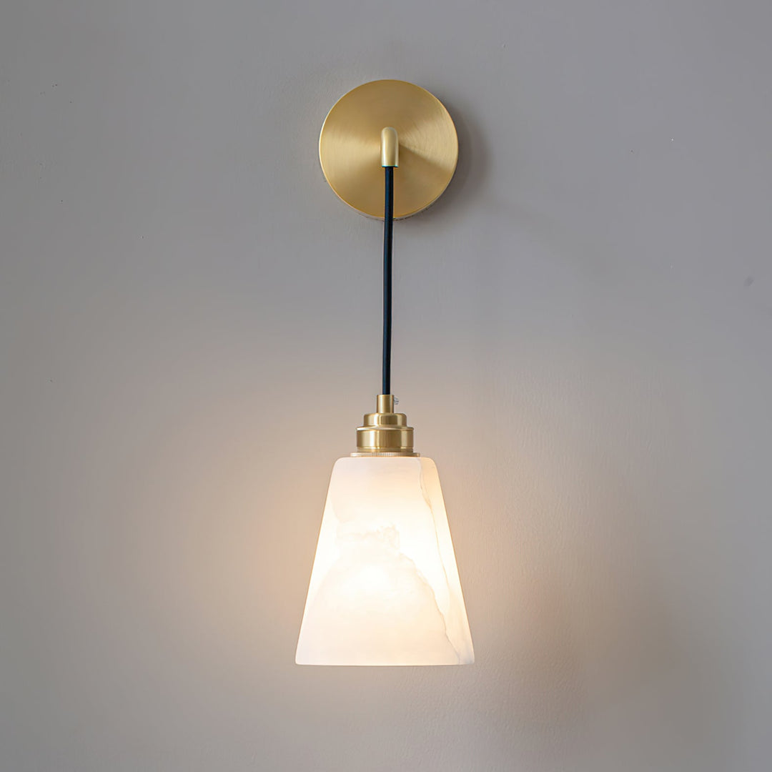 Droplet Alabaster Wandleuchte