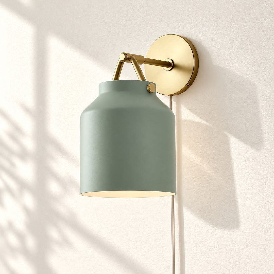 Hanton Modern Minimalist Nordic Plug-In Wall Sconce for Bathroom and Hallway