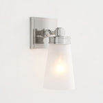 Load image into Gallery viewer, Derlina Glass Cone Wall Sconce - Modern Frosted Glass Shade Lighting
