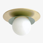 Load image into Gallery viewer, Artivo Modern Layered Globe Ceiling Light with Brass Finish for Living Room, Bedroom and Bathroom
