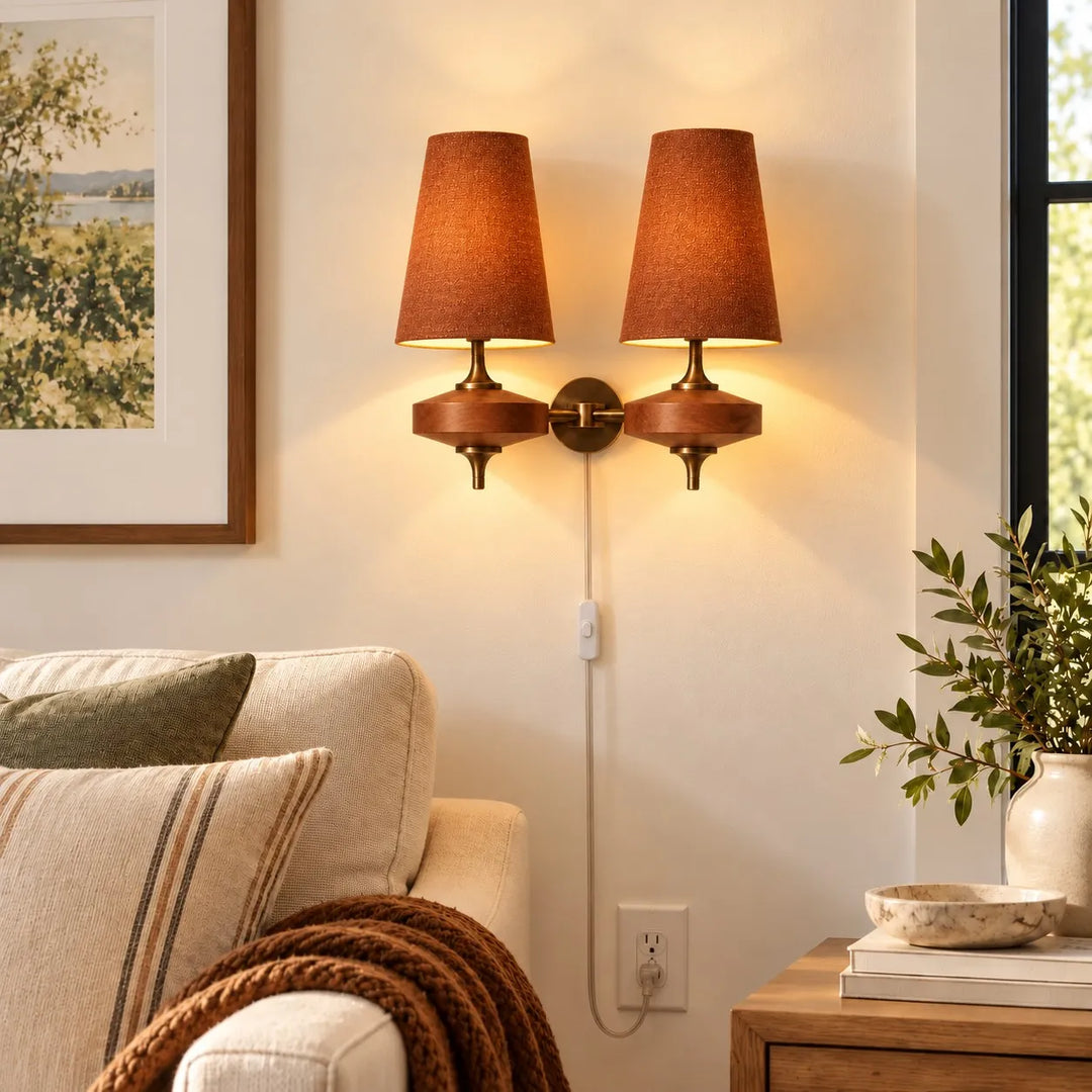 Hour Rho Plug-In Wall Sconce