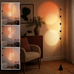 Cargar imagen en el visor de la Galería, Floor lamp showing multiple warm projection moods