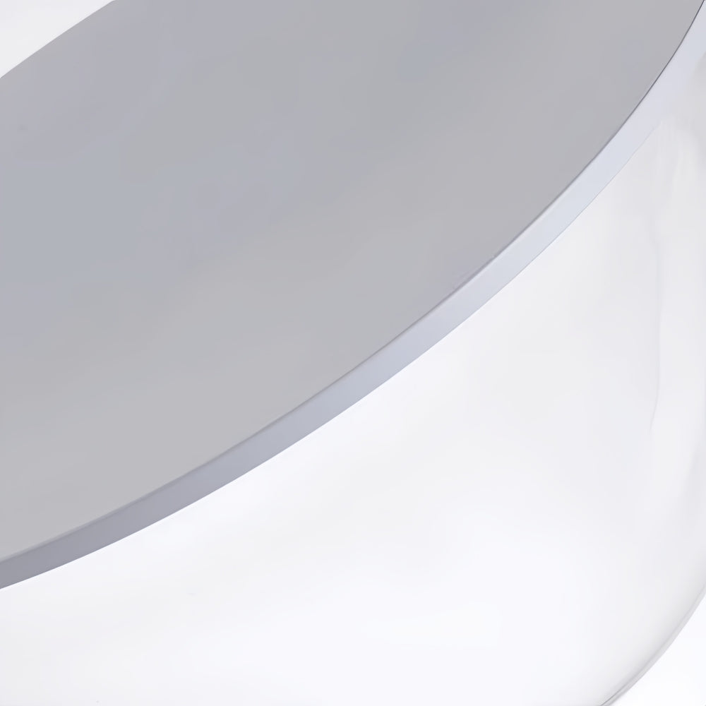 Lámpara de Mesa de Vidrio Moderna Bowlum - Luz Ambiental Icónica en Forma de Cuenco para Sala de Estar N46