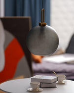 Bild in Gallery-Viewer laden, Copper-Plated Glass Plug-In Swag Pendant