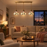 Charger l'image dans la visionneuse de galerie, Cat and Butterfly Stained Glass Pendant Light