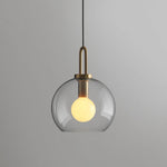 Bild in Gallery-Viewer laden, Copper-Plated Glass Plug-In Swag Pendant