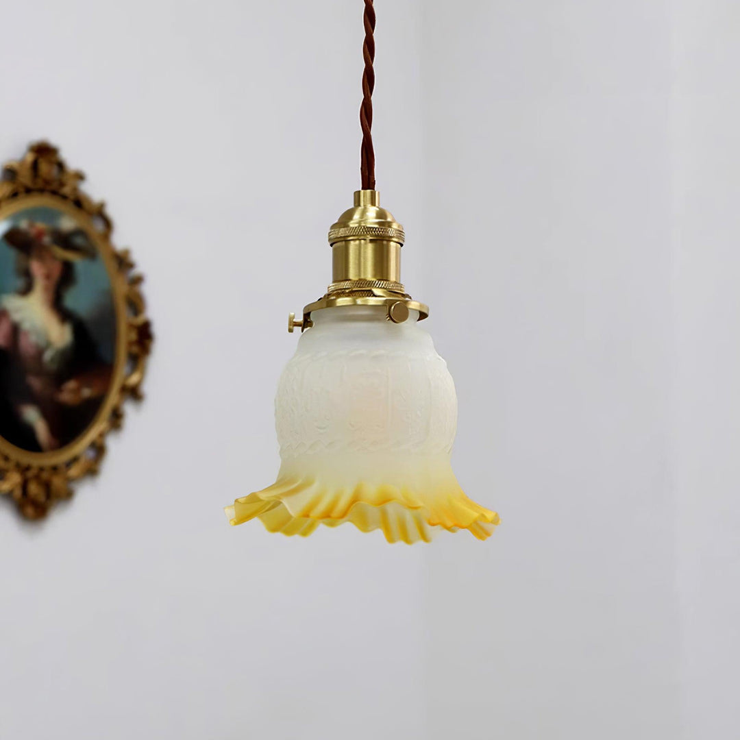 Lámpara colgante Tulipanes