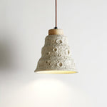 Load image into Gallery viewer, Japanese Wabi Sabi Cement Bell Shape Pendant Light M28
