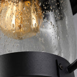 Load image into Gallery viewer, Vintage Sand Black Outdoor Wall Sconce