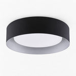 Cargar imagen en el visor de la Galería, Close Ceiling Diffused Shade Metal Canopy Semi-Flush Mount