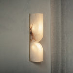 Cargar imagen en el visor de la Galería, Lámpara de Pared Rectangular Moderna de Alabastro – Aplique Minimalista para Dormitorio, Pasillo y Sala