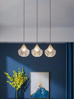 Bild in Gallery-Viewer laden, Hand-Blown Glass Brass Plug-In Swag Pendant