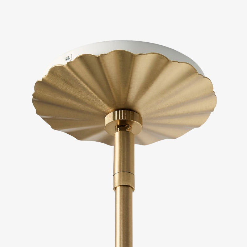 Suspension à Hauteur Réglable Mivie - Design Moderne en Verre Ondulé pour Salles à Manger et Cuisines