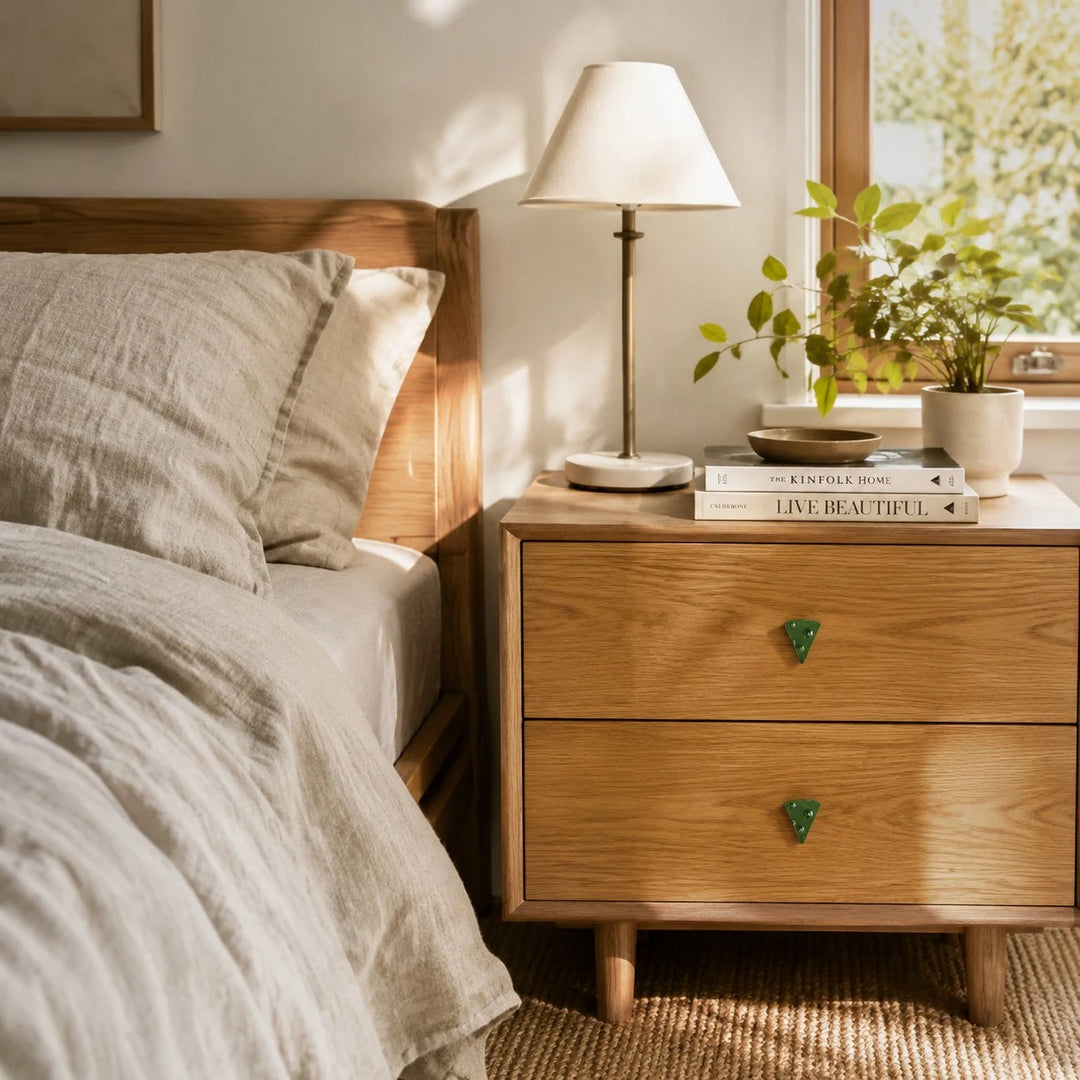 cheese-inspired copper cabinet knob