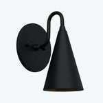 Load image into Gallery viewer, Curved Metal Shade Sconce Vintage Style Wall Light - Entryway Stairwell Lighting