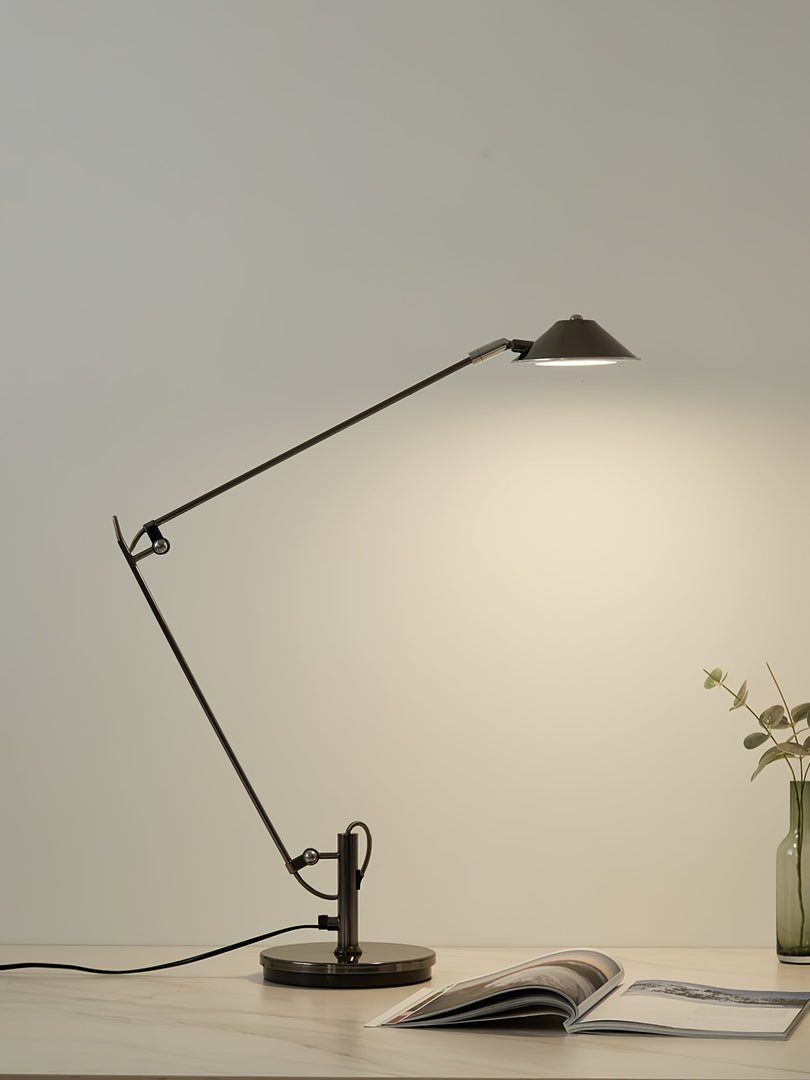 Verstellbare Schwarze Büroarbeitslampe