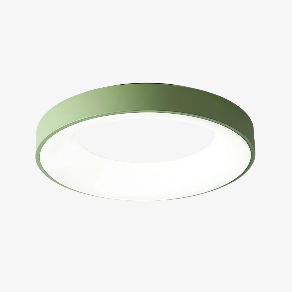 Lampe de plafond Lumiflexa Sleek Circle - Design minimaliste pour salons modernes