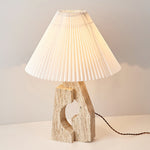 Load image into Gallery viewer, Modern Artistic Stone Pillar Travertine Table Lamp M05
